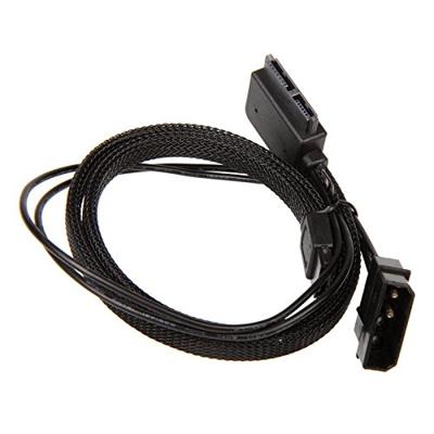 SilverStone Slim SATA 2-in-1 Datakabel + Stroomadapter