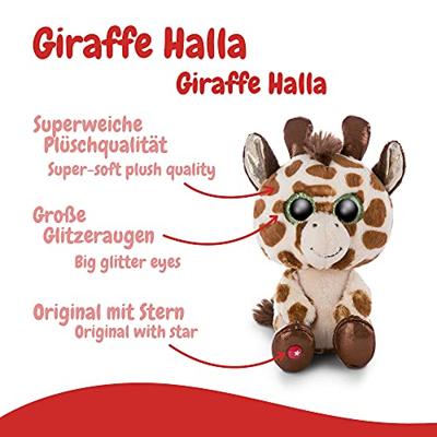 Nici glubschis pluchen knuffel giraffe halla, 15cm