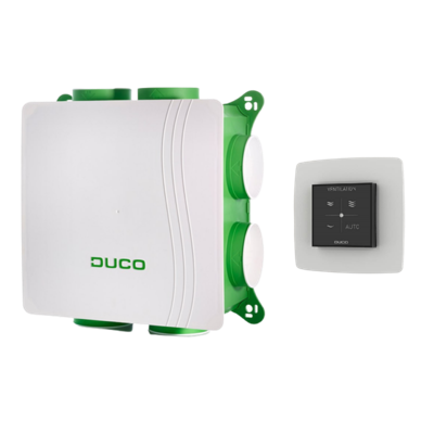 DucoBox Silent - euro stekker + bedieningsschakelaar RF batterij