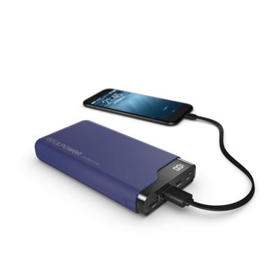 RealPower PB-15000C Powerbank 15000 mAh Li-ion USB, USB-C Navy-blauw RealPower PB-15000C Powerbank 15000 mAh Li-ion USB, USB-C Navy-blauw