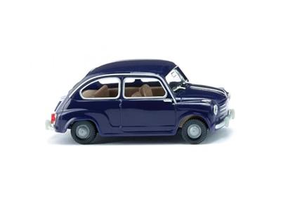 Wiking 009907 H0 Auto Fiat 600 - donkerblauw