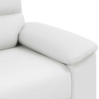 Bankstoel Wit 60 cm Kunstleer - thumbnail