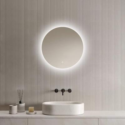 Loxa - Ronde Badkamerspiegel Lena met Led 50cm - Dimbaar - Condensvrij vlak - Duurzame kwaliteit - Eenvoudige installatie