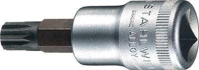 Stahlwille Dopsleutelbit | 1/2 inch binnen-veeltand | M6 | lengte 60 mm | 1 stuk - 03060006 03060006 Stahlwille Dopsleutelbit | 1/2 inch binnen-veeltand | M6 | lengte 60 mm | 1 stuk - 03060006 03060006