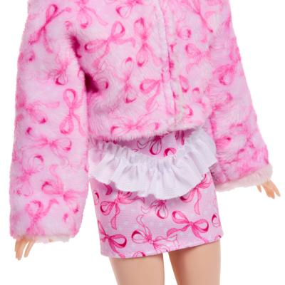 Barbie Cutie Reveal knuffel serie pop roze lammetje