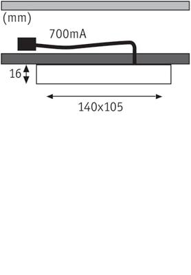 Paulmann LED-opbouwlamp Set van 2 stuks