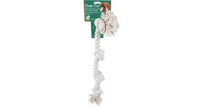 Floss-toy wit 4-knoop Speelplezier-hond Gebr. de Boon - Gebr de boon Floss-toy wit 4-knoop Speelplezier-hond Gebr. de Boon - Gebr de boon