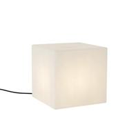 QAZQA Moderne buitenlamp wit 30 cm vierkant IP44 - Nura - thumbnail