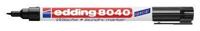 Wasgoedmarker edding 8040 rond 1mm zwart | 10 stuks - thumbnail