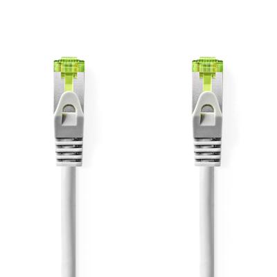 Nedis CAT7 Netwerkkabel | S/FTP | RJ45 Male | RJ45 Male | 10.0 m | Snagless | Rond | LSZH | Grijs | Label - CCGL85420GY100