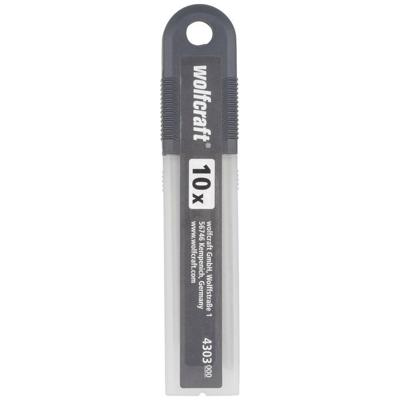 Wolfcraft Afbreekmessen | 18mm | 8 segmenten | 10 stuks - 4303000
