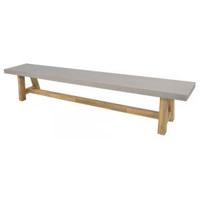 Tuinbank Judy met betonlook zitting 250x40x45 cm - thumbnail