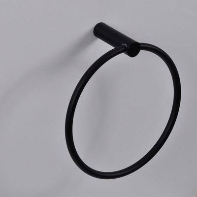 Handdoek Ring Zwart Aqua Splash