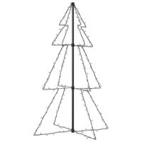 VidaXL Kegelkerstboom 160 led's binnen en buiten 78x120 cm - thumbnail