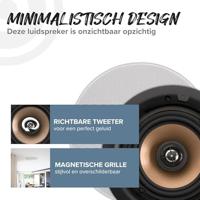 Artsound: HPRO525 Actieve Inbouw Speakers 2 stuks - Wit - thumbnail