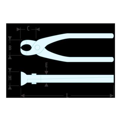 Facom monier tang 25cm - 495A.25EL