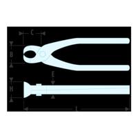 Facom monier tang 25cm - 495A.25EL - thumbnail