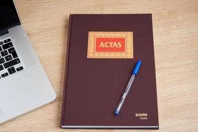 Notulenboek DOHE 09905 100 Lakens Bordeaux A4