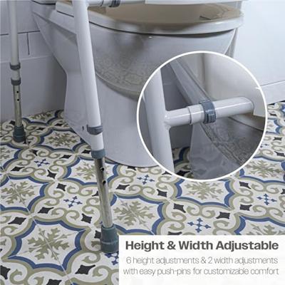 Toiletframe met zitting en Hygiëne uitsparing - thumbnail