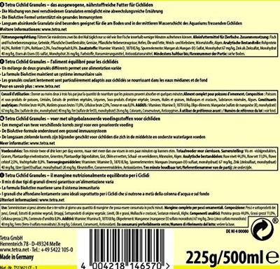 Tetra Cichlid granulaat, 500 ml - thumbnail