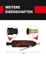 KS Tools 515.5410 Pneumatische staafslijper 6.3 bar - thumbnail