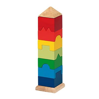 Goki houten stapel toren, 9dlg.