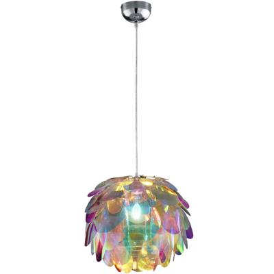 Moderne LED Hanglamp E27 - Rond Mat Chroom - Aluminium Design