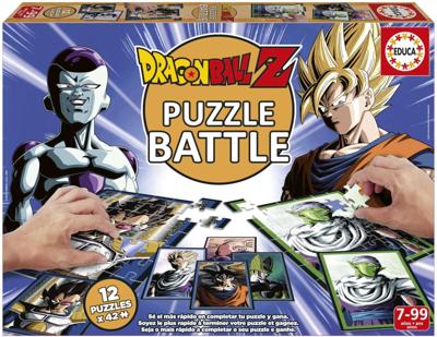 Puzzel - EDUCA - Battle Dragon Ball Z - 12 puzzels