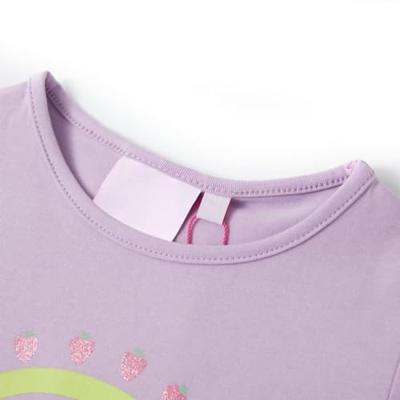 Kindershirt 92 lila