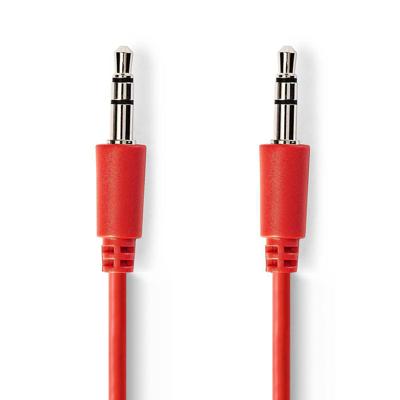 Nedis CAGP22005RD10 Stereo-audiokabel 3,5 Mm Male - 3,5 Mm Male 1,0 M Rood
