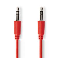 Nedis CAGP22005RD10 Stereo-audiokabel 3,5 Mm Male - 3,5 Mm Male 1,0 M Rood - thumbnail