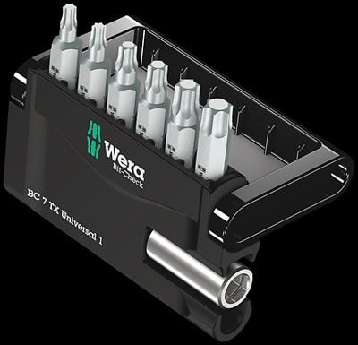 Wera Bit-Check 7 TX Universal 1, 7 -delig - 1 stuk(s) - 05056294001 - thumbnail