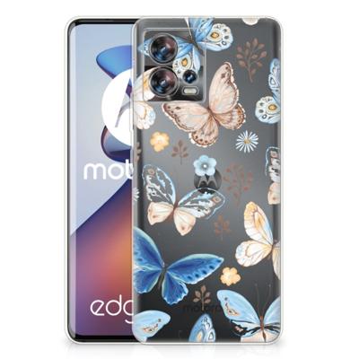 TPU Hoesje voor Motorola Edge 30 Fusion Vlinder TPU Hoesje voor Motorola Edge 30 Fusion Vlinder