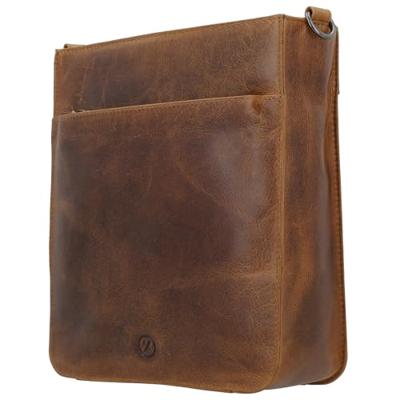 Hide & stitches next navajo schoudertas-Brown