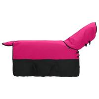 VidaXL Paardendeken roze en zwart 115 cm polyester - thumbnail