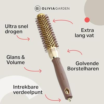 Olivia Garden Blow Out Speed Gold and Brown 25mm Olivia Garden Blow Out Speed Gold and Brown 25mm