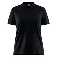 Craft 1910746 Core Blend Polo Shirt Wmn - Black - S - thumbnail