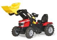 Rolly Toys rollyFarmtrac Massey Ferguson 8650 traptrekker met voorlader en luchtbanden - thumbnail