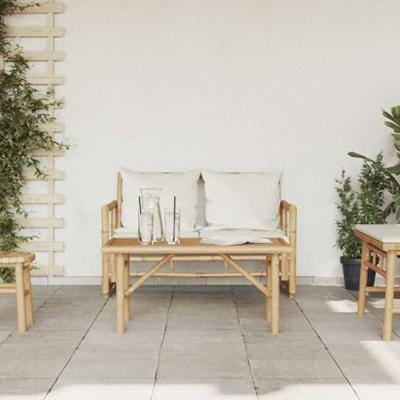 Salontafel Bruin 90 x 50 x 43 cm Bamboe