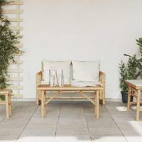 Salontafel Bruin 90 x 50 x 43 cm Bamboe - thumbnail