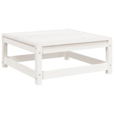 5-delige Loungeset massief grenenhout wit