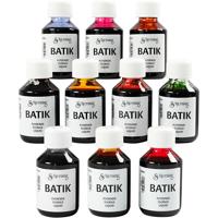 Schjerning Batikverf, diverse kleuren, 10x100 ml/ 1 doos - thumbnail