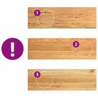 VidaXL Traptreden 8 st 80x25x2 cm massief eikenhout lichtbruin - thumbnail