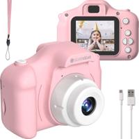 Silvergear Full HD Kindercamera Roze/Blauw - thumbnail