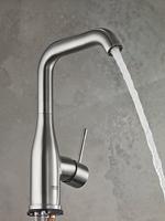 GROHE Essence new Wastafelkraan Opbouw - uitloop 12.7cm - L-size - waste - supersteel 32628dc1 - thumbnail