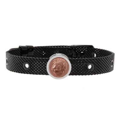 Armband Uniseks Courageous Talent Jewels TJA-5-05-02-2-235 Zwart