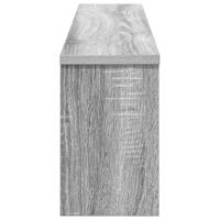Wandgemonteerde kapstok met plank Grijs sonoma 100 x 16 x 26 cm - thumbnail