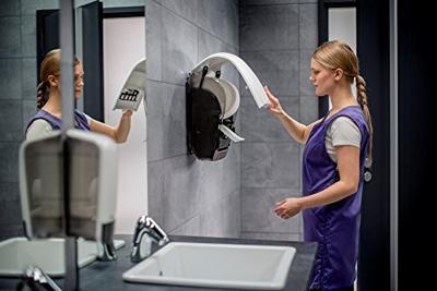 KATRIN handdoek dispenser "inclusive" towel roll dispenser weiss - thumbnail
