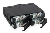 Icy Dock MB607SP-B drive bay panel 13,3 cm (5.25") HDD-behuizing Zwart - thumbnail