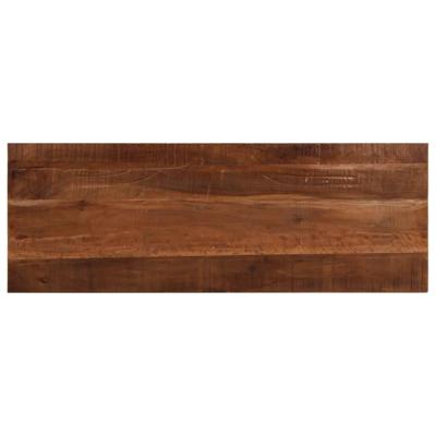 Tafelblad rechthoekig 140x60x3,8 cm massief gerecycled hout